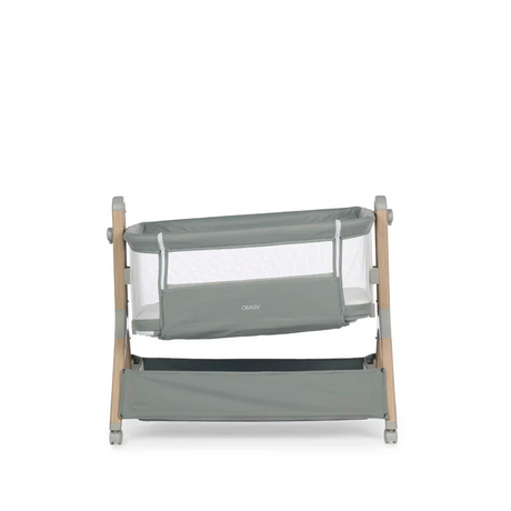 Obaby Cloud Bedside Crib - Sage 4