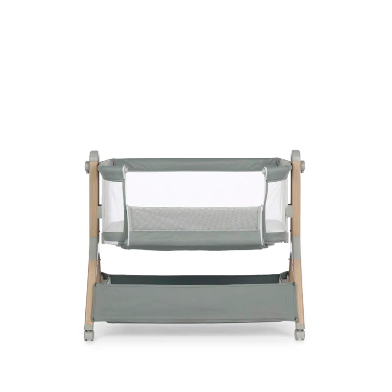 Obaby Cloud Bedside Crib - Sage 7