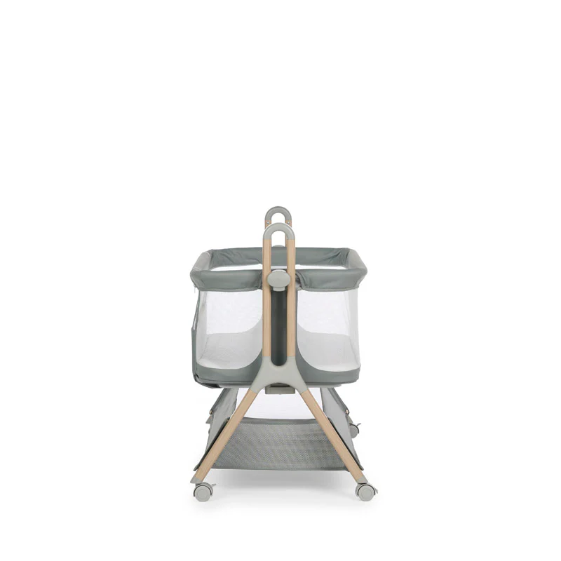 Obaby Cloud Bedside Crib - Sage 8