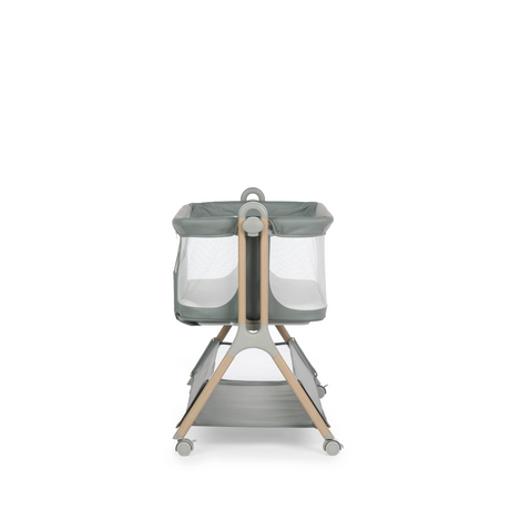 Obaby Cloud Bedside Crib - Sage 9