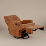 Obaby Madison Swivel Glider Recliner Chair – Chenille Marmalade 11