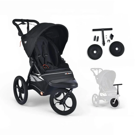 Out N About Nipper Compact Front Rider Bundle -Black 1