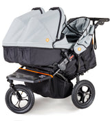 Out n About Nipper V5 Double Pushchair - Rocksalt Grey