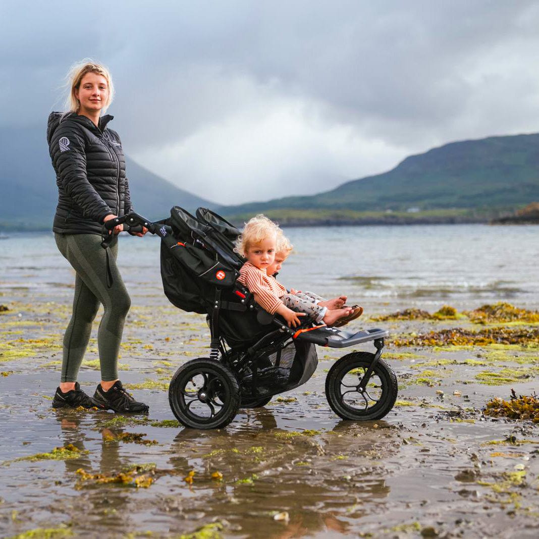 Out n About Nipper V5 Double Pushchair - Rocksalt Grey