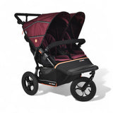 Out n About Nipper V6 Double Pushchair - Brambleberry Red