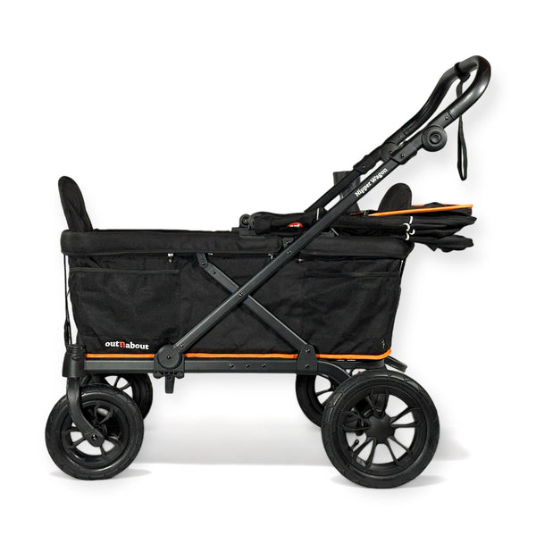 Out N About Nipper Stroller Wagon V6 - Summit Black