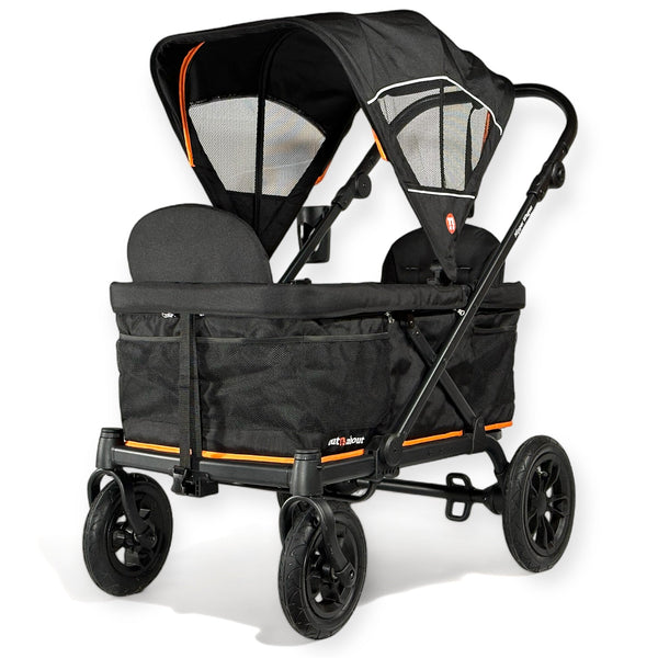 Out N About Nipper Stroller Wagon V6 - Summit Black