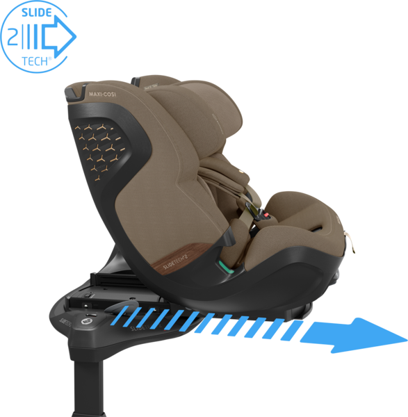 Maxi Cosi Pearl XL Slide Pro 2026 Car Seat - Authentic Truffle