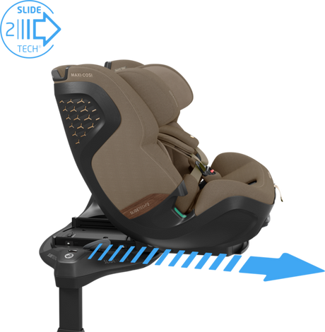 Maxi Cosi Pearl XL Slide Pro 2026 Car Seat - Authentic Truffle
