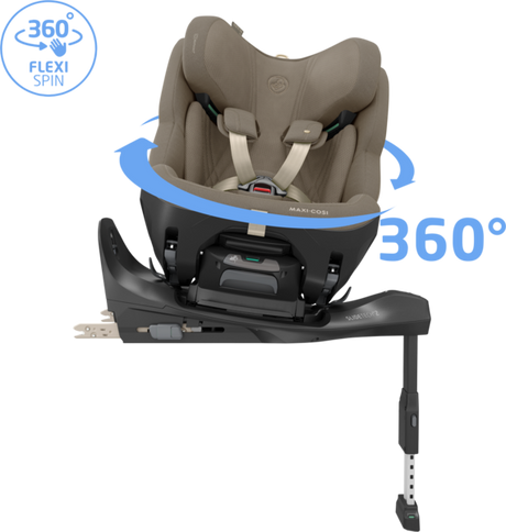 Maxi Cosi Pearl XL Slide Pro 2026 Car Seat - Authentic Truffle