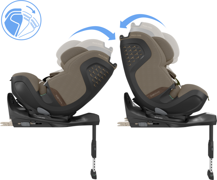 Maxi Cosi Pearl XL Slide Pro 2026 Car Seat - Authentic Truffle