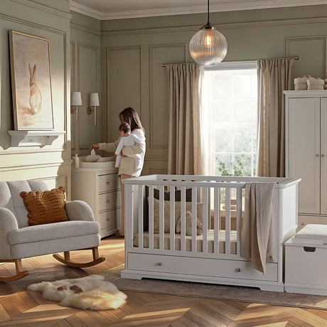CuddleCo Beaumont Cot Bed - White