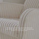 Cuddle Co Etta Faux Fur Nursing Chair - Cream