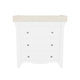 CuddleCo Clara Dresser - White & Ash