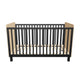 CuddleCo Rafi Cot Bed - Oak & Black