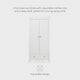 Cuddleco Clara Double Nursery Wardrobe - White