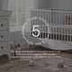 Cuddleco Clara Double Nursery Wardrobe - White