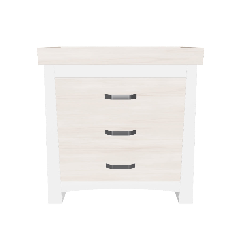 CuddleCo Ada Dresser - White & Ash