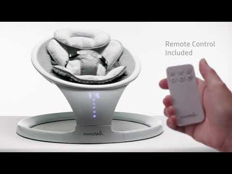 Munchkin Bluetooth Enabled Newborn Swing / Rocker – White