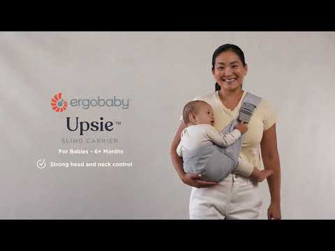 ergobaby Upsie Toddler Sling Carrier - Onyx Black