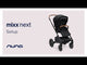 Nuna Mixx Next Travel System with ARRA Flex Car Seat & Curv ISOFIX Base - Biscotti