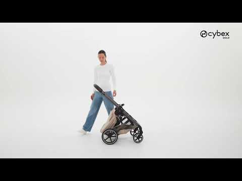 Cybex Balios 2026 with Foldable Carrycot Accessory Bundle - Moon Black