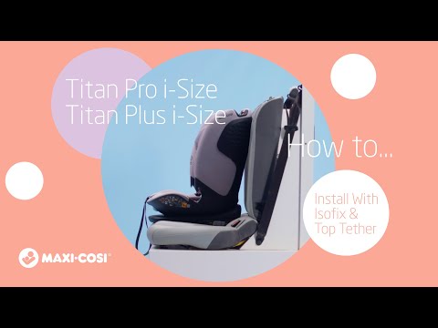 Maxi Cosi Titan Pro i-Size Car Seat - Authentic Black