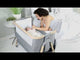Tutti Bambini Cozee Air Bedside Crib - Oak & Charcoal