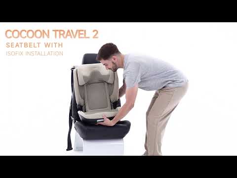 Welldon Cocoon Travel 2 High Back Booster - Moonstone