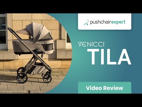 Venicci Tila Ultimate Travel System with Accessories and Tiago Car Seat & ISOFIX Base - Latte