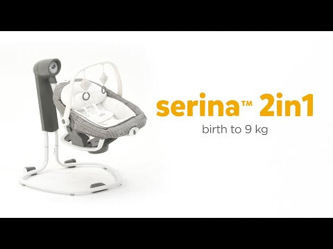 Joie Serina 2 in 1 Swing & Rocker - Cosmo Grey