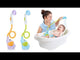 Yookidoo Elephant Water Pump Baby Bath Shower - Turquoise