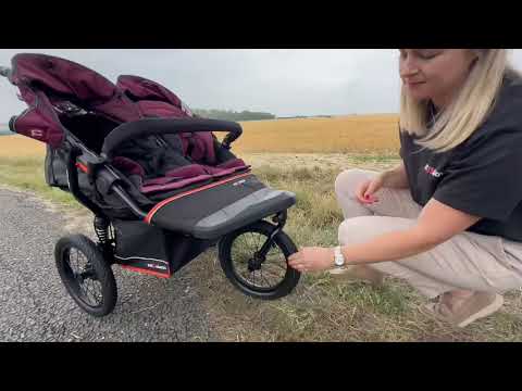 Out n About Nipper V6 Double Pushchair - Highland Blue