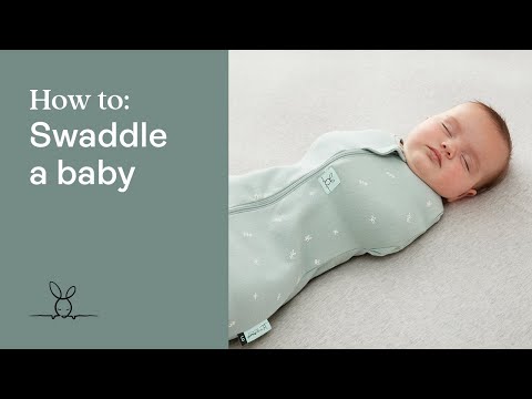 ergoPouch Organic Winter Swaddle Sleeping Bag | 2.5 Tog | 0-3 Months - Daisies