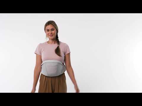 ergobaby Lift Hip Seat Toddler Carrier - Pearl Grey
