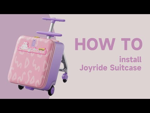 Jovikids 3 in 1 Children's Ride On Suitcase - Pink