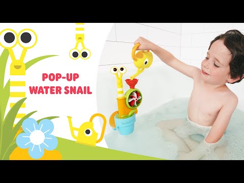 Yookidoo Pop-Up Water Snail & Watering Can Bath Toy