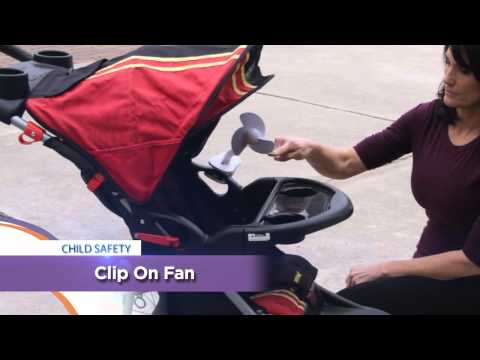Dreambaby Portable Clip-On Stroller Fan - Pink
