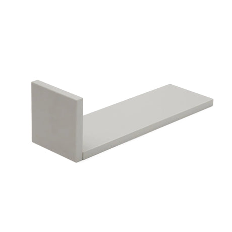 Tutti Bambini Rio Set of Three L-Shaped Wall Shelves - Dove Grey