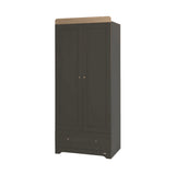 Tutti Bambini Rio Wardrobe - Slate & Honey Oak