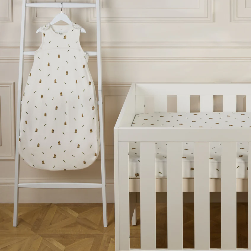 Silver Cross Cot Bed Starter Bedding Bundle - Bunny Print 7