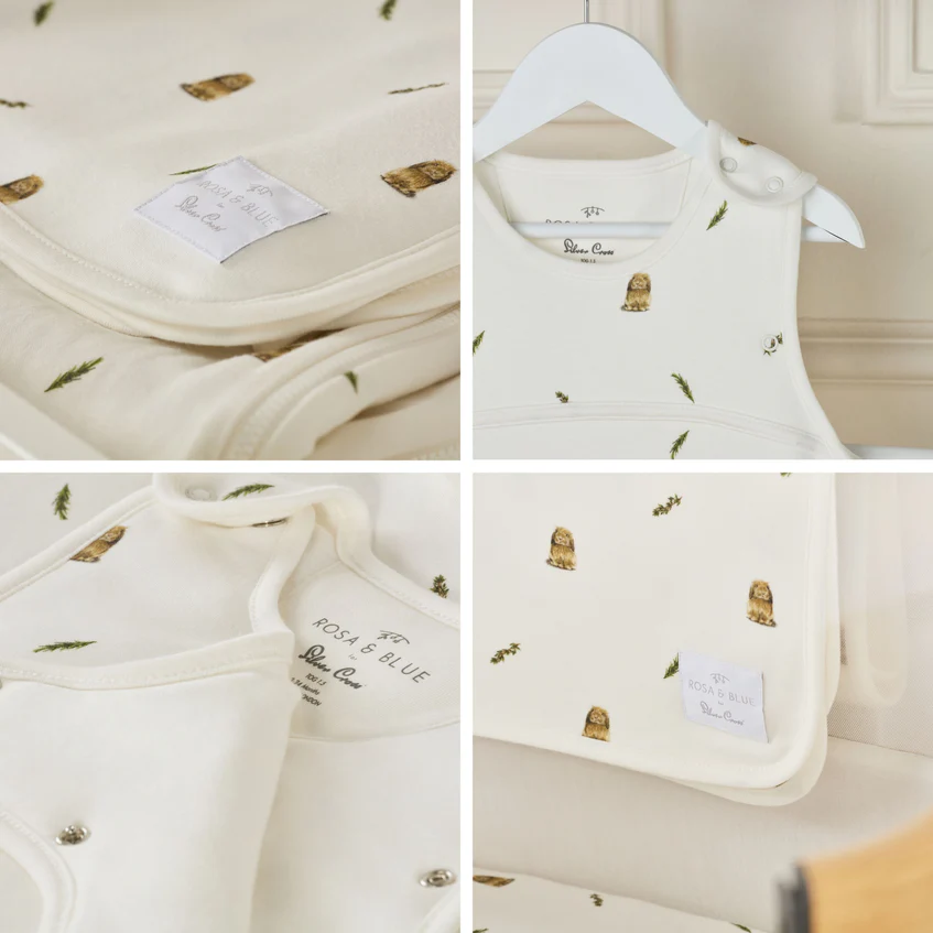 Silver Cross Cot Bed Starter Bedding Bundle - Bunny Print 8