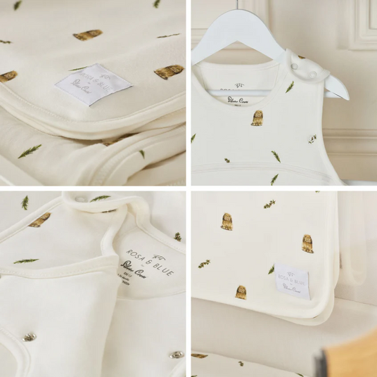 Silver Cross Cot Bed Starter Bedding Bundle - Bunny Print 8