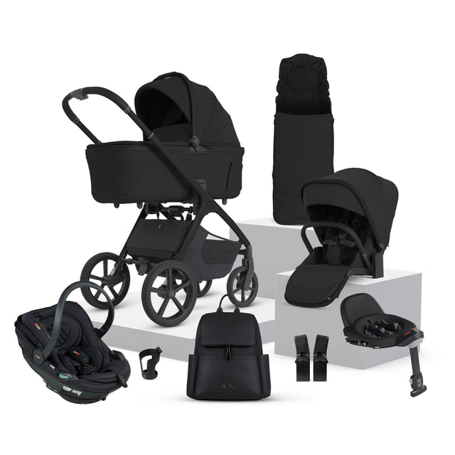 Silver Cross Cove 2 BeSafe Go Beyond 2 Car Seat & Base Travel System - Onyx 1