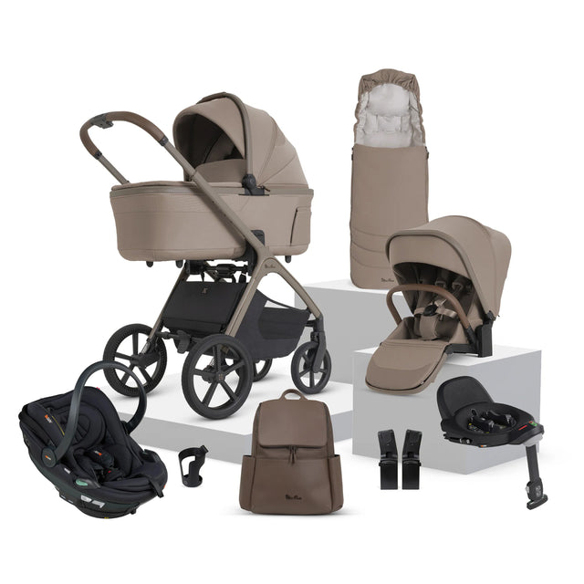 Silver Cross Cove 2 BeSafe Go Beyond 2 Travel System - Champagne