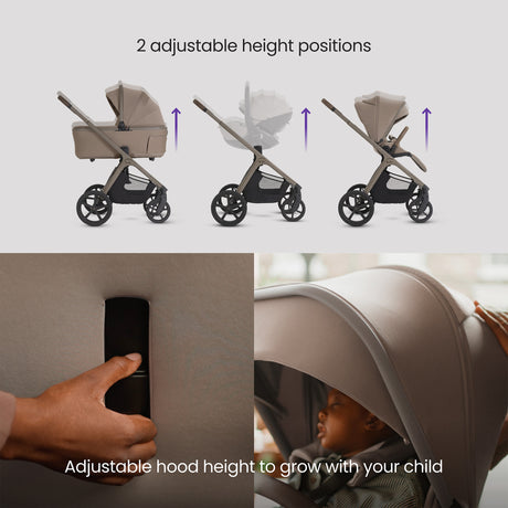 Silver Cross Cove 2 Pushchair Bundle with Accessories - Champagne 4