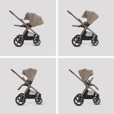 Silver Cross Cove 2 BeSafe Go Beyond 2 Car Seat and Base Travel System - Champagne - Champagne pushchair image 5