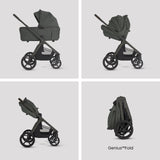 Silver Cross Cove 2 BeSafe Go Beyond 2 Car Seat and Base Travel System - Pewter - Pewter pushchair image 4