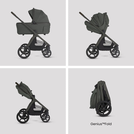 Silver Cross Cove 2 BeSafe Go Beyond 2 Car Seat and Base Travel System - Pewter - Pewter pushchair image 4