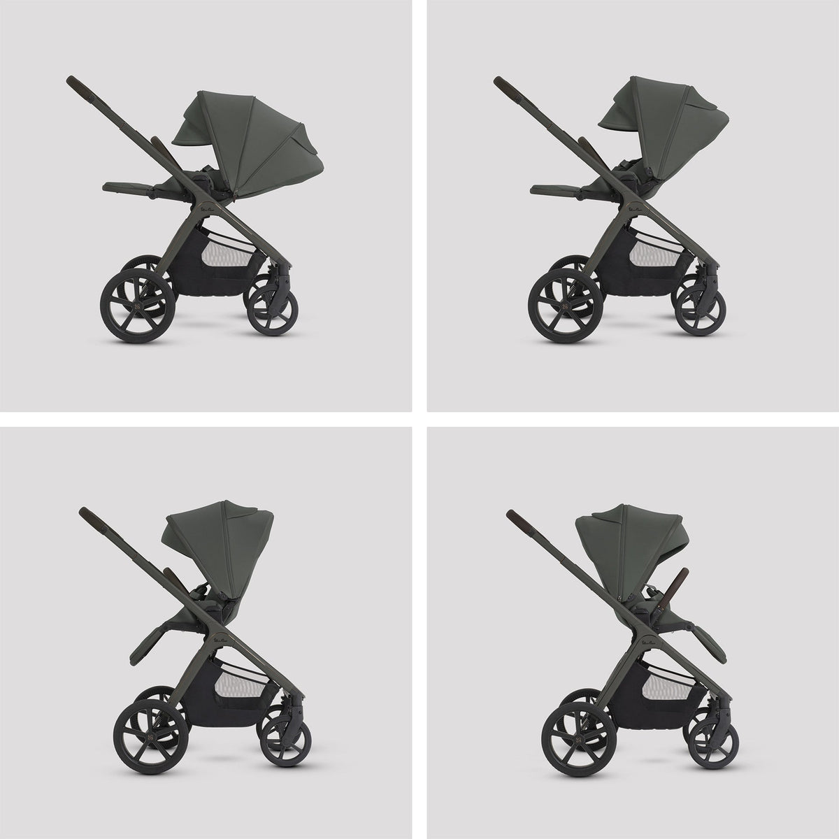 Silver Cross Cove 2 BeSafe Go Beyond 2 Car Seat and Base Travel System - Pewter - Pewter pushchair image 5